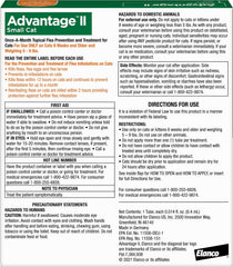 Elanco Advantage II Cat Vet-Recommended Flea Treatment & Prevention | 1-Month Supply
