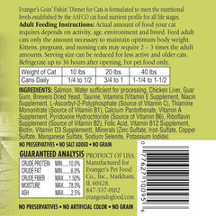 Evanger's Heritage Classics Goin' Fishin' Dinner for Cats - 12, 12.8 oz cans