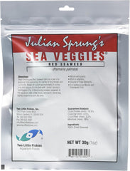 Two Little Fishies ATLSVRS4 Sea Veg-Red Seaweed, 1-Ounce Pouch