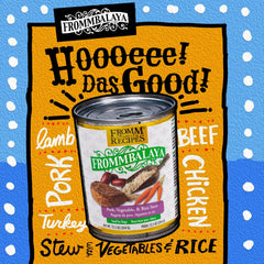 Fromm Frommbalaya Pork, Vegetable, & Rice Stew Dog Food - Premium Wet Dog Food - Pork Recipe - Case of 12 Cans