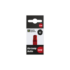 Eco Halogen – Red , 2 Count – Dual Lamp Kit for Reptiles & Amphibians – UVA/UVB Light for Tanks, Vivariums & Crested Geckos