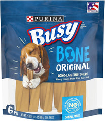 Purina Busy Rollhide Small/Medium Dog Treats - 9-Count Pouch