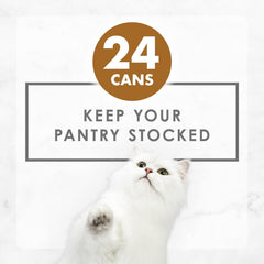 Purina Fancy Feast Gravy Lovers Ocean Whitefish and Tuna Feast Grilled Gourmet Cat Food in Wet Cat Food Gravy - (Pack of 24) 3 oz. Cans