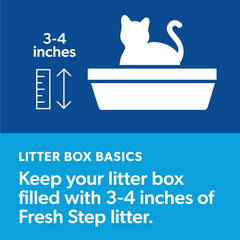 Fresh Step Extreme Scented Litter with the Power of Febreze, Clumping Cat Litter, Mountain Spring, 25 Pounds, Packaging May Vary