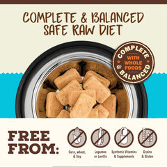 Primal Freeze Dried Raw Cat Food Nuggets Chicken & Salmon, Complete & Balanced Meal or Topper, Premium, Healthy, Grain Free, High Protein Raw Cat Food with Probiotics