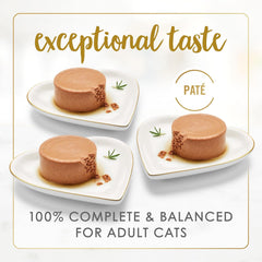 Fancy Feast Poultry and Beef Feast Classic Pate Collection Grain Free Wet Cat Food Variety Pack - (Pack of 30) 3 oz. Cans