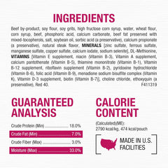 Purina Moist and Meaty Steak Flavor Soft Dog Food Pouches - 72 Ounce