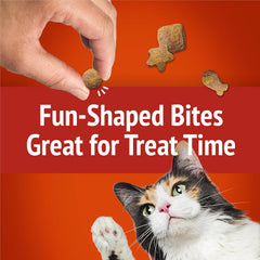 Purina Friskies Cat Treats, Party Mix Gravy-licious Crunch Chicken and Gravy Flavors - (Pack of 6) 6 oz. Pouches