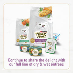 Purina Fancy Feast Dry Cat Food with Savory Farm-Raised Chicken and Turkey - (Pack of 4) 16 oz. Bags