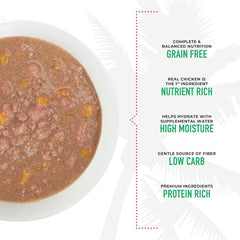Tiki Cat Aloha Friends, Chicken, Pumpkin & Lamb, Grain-Free & High Moisture, Wet Cat Food for All Life Stages