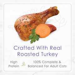 Purina Fancy Feast Gourmet Gravy Wet Cat Food, Petites Turkey & Sweet Potato Entree - (Pack of 12) 2.8 oz. Tubs