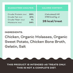 Primal Chicken Jerky Dog Treats Made with Chicken Bone Broth, FriendChips Matter Chewy Dog Treat