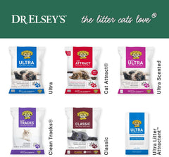 Dr. Elsey's Cat Litter - Pine Wood Dust Free Cat Litter - Low Tracking Multi Cat Litter w/Natural Ingredients - Long Lasting Hard Clumping Superior Odor Control Cat Litter