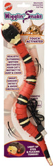 SPOT Wigglin' Snake - Electronic Interactive Cat Toy, Touch Activated Snake Slithers and Slides to Entertain Cats and Kittens, Smart Sensors Detect & Avoid Objects, USB Rechargeable - 15 inch