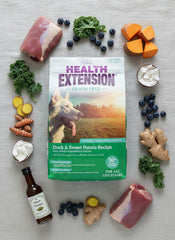 Health Extension Grain Free Venison Dry Dog Food 4 lb
