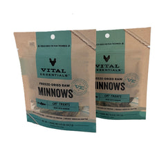 VITAL ESSENTIALS CAT MINNOWS FD TREAT 0.5OZ