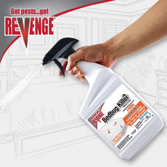 Revenge Bedbug Killer, 32 oz Ready-to-Use Spray, Long Lasting Odorless Insecticide Formula, Kills on Contact
