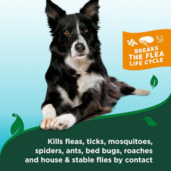 HERO PET Vet's Best Natural Flea & Tick Dog Shampoo – Plant-Based Formula with Cotton Spice Scent – Natural Dog Shampoo with Essential Oils for Flea and Tick Support – Made in USA – 12 oz Bottle