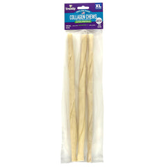 Treatly Collagen Chew Twist Rolls Dog Treats Natural, 1ea/XL, 3 pk