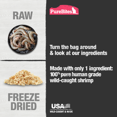 Freeze Dried Cat Treats, Shrimp