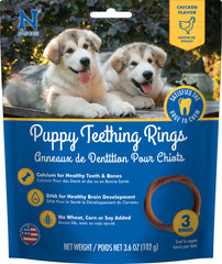 N-Bone 3-Rings Puppy Teething Ring, Chicken Flavor
