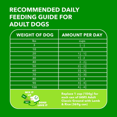 IAMS Minichunks Adult Dry Dog Food Lamb & Rice Recipe Dog Kibble