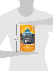 Blue Buffalo Wilderness Trail Treats High Protein Grain Free Dog Biscuits Crunchy Dog Treats, Turkey Recipe
