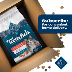 Blue Buffalo Tastefuls Adult Dry Cat Food for Weight Management & Hairball Control, Made in the USA with Natural Ingredients, Chicken Recipe