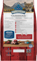 Blue Buffalo Wilderness High-Protein Rocky Mountain Recipe Dry Food for Puppies, Red Meat & Grains