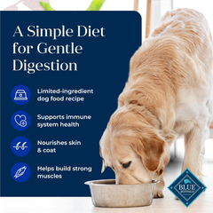 Blue Buffalo Basics Grain-Free Dry Dog Food for Adult Dogs, Limited Ingredient Diet