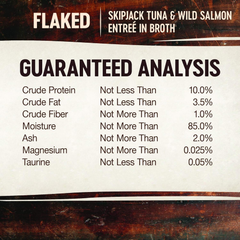 Wellness CORE Signature Selects Flaked Adult Wet Cat Food, Natural, Protein-Rich, Grain Free (Skipjack Tuna & Wild Salmon)