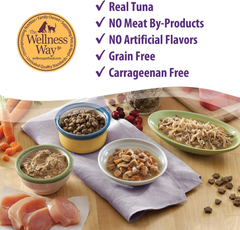 Wellness Complete Health Pate Adult Wet Cat Food, Natural, Protein-Rich, Grain Free(Chicken & Herring)