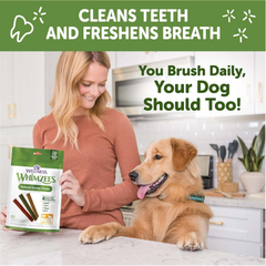 Whimzees Wellness Stix Dog Dental Treats, Natural Chews, Medium Size Stick
