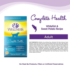Wellness Complete Health Whitefish & Sweet Potato