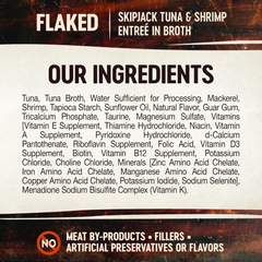 Wellness CORE Signature Selects Flaked Adult Wet Cat Food, Natural, Protein-Rich, Grain Free (Skipjack Tuna & Shrimp)