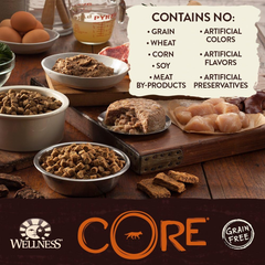 Wellness CORE Natural Grain Free Dry Dog Food, Ocean Whitefish, Herring & Salmon