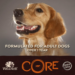 Wellness CORE Natural Grain Free Dry Dog Food, Ocean Whitefish, Herring & Salmon