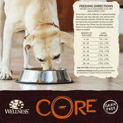 Wellness CORE Natural Grain Free Dry Dog Food, Ocean Whitefish, Herring & Salmon