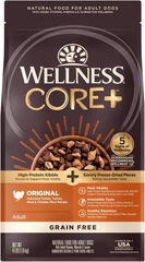 Wellness CORE+ (Formerly RawRev) Natural Grain Free Dry Dog Food, Original Turkey & Chicken with Freeze Dried Turkey