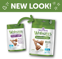 Whimzees Wellness Occupy Dog Dental Treats, Natural Chews, Small Size