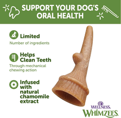 Whimzees Wellness Occupy Dog Dental Treats, Natural Chews, Small Size