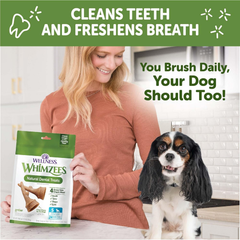 Whimzees Wellness Occupy Dog Dental Treats, Natural Chews, Small Size