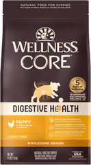 Wellness CORE Digestive Health Sensitive Stomach Chicken with Grains Dry Puppy Food