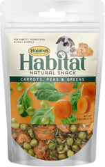 Higgins Habitat Natural Snack Carrots, Peas & Greens Small Animal 3.5oz
