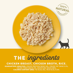 Applaws Natural Wet Cat Food, 24 Count, Limited Ingredient Canned Wet Cat Food, Chicken Breast in Broth