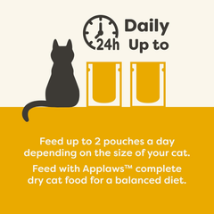 Applaws Natural Wet Cat Food, Limited Ingredient Wet Cat Food Pouches, Chicken Breast in Broth