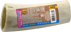Cadet Double Stuffed Shin Bone - Highly Digestible, High Protein, Long-Lasting Dog Chew Bone for Aggressive Chewers, Supports Dental Health, - Bacon & Cheese Flavor