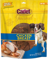 Cadet Gourmet Chicken Breast Dog Treats - Healthy & Natural Chicken Dog Training Treats for Small & Large Dogs - Inspected & Tested in USA