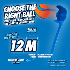 Chuckit! Dog Ball Launcher - Sport, Dog Fetch Ball Thrower, For Dogs 20-60 Pounds, Made in USA