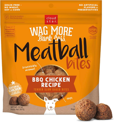 Cloud Star Wag More Bark Less Grain Free Meatball Bites, BBQ Chicken Recipe